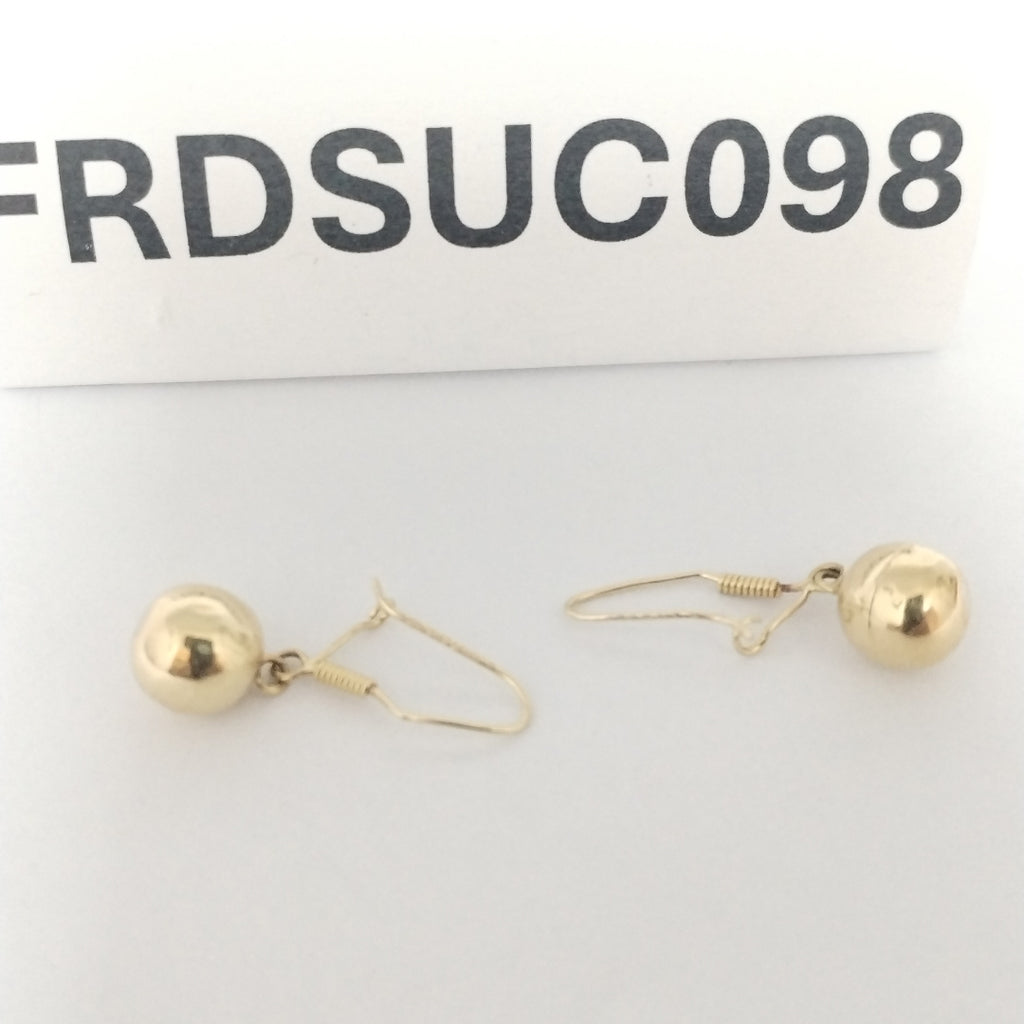 ARETES PAR ORO 14 K 1,00 GRMS (SEMINUEVO)
