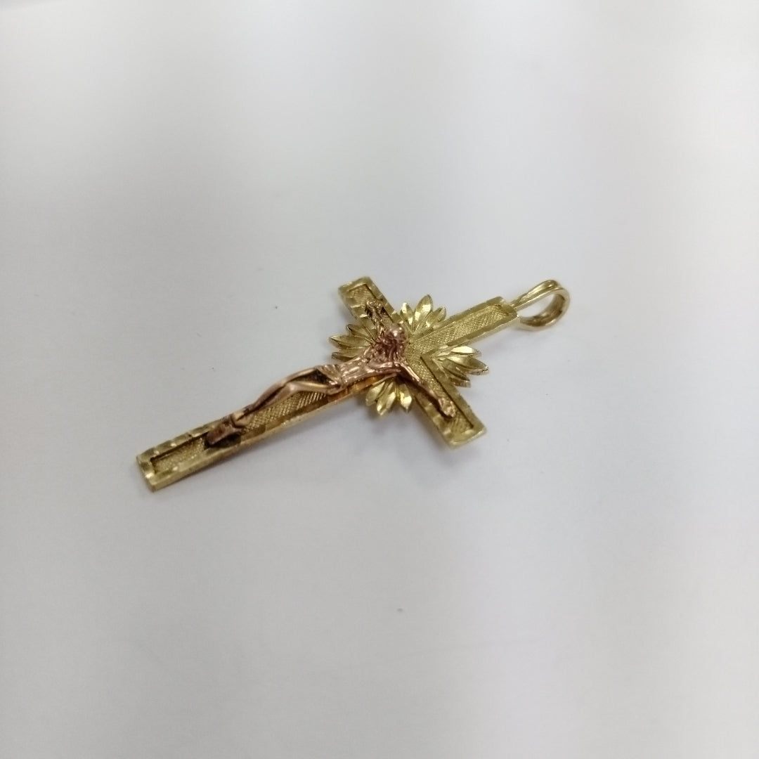 CRUCIFIJO ORO 14 K 1,90 GRMS (SEMINUEVO)