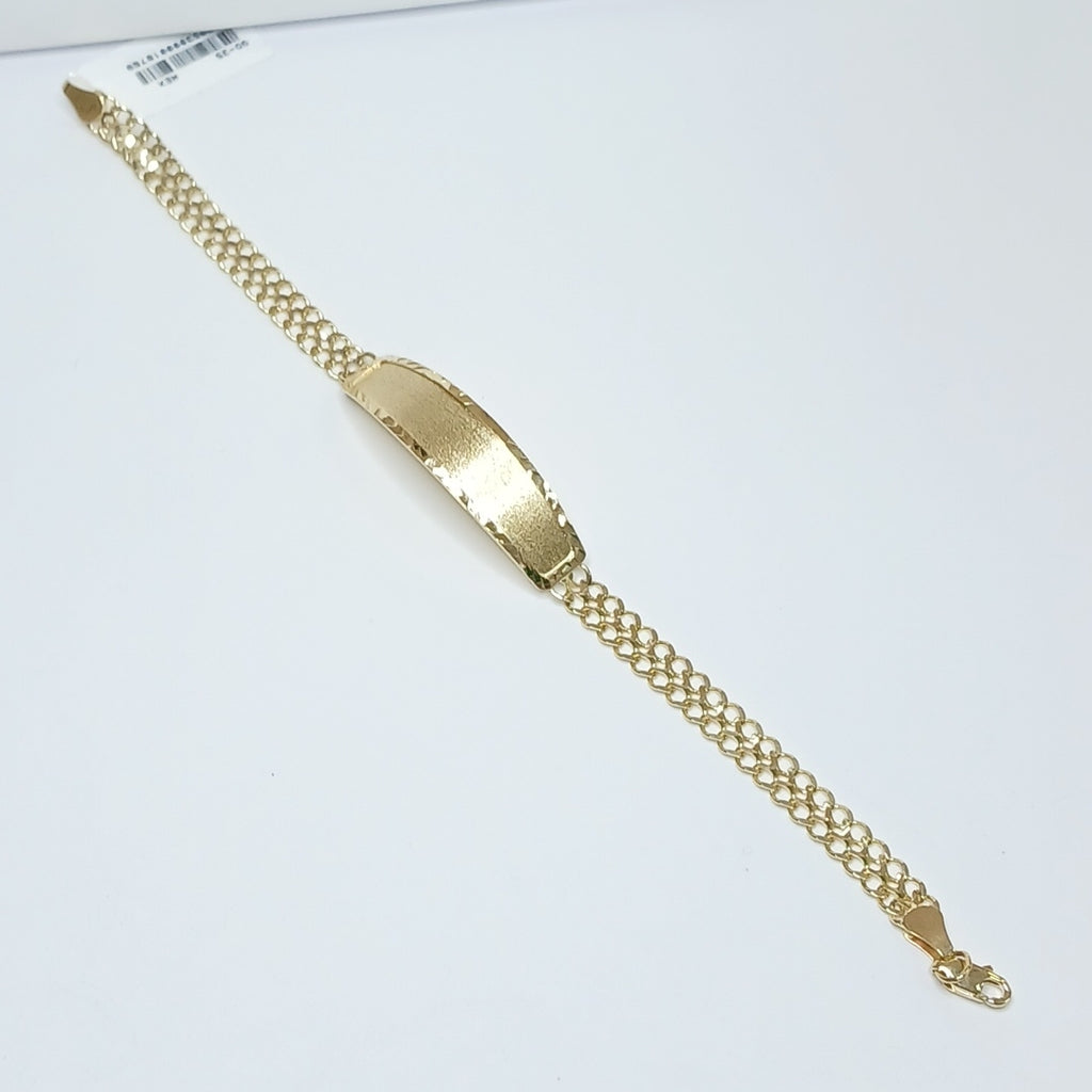 PULSERA ESCLAVA CHINO 14K 21 CM 9.8 GR (NUEVO)