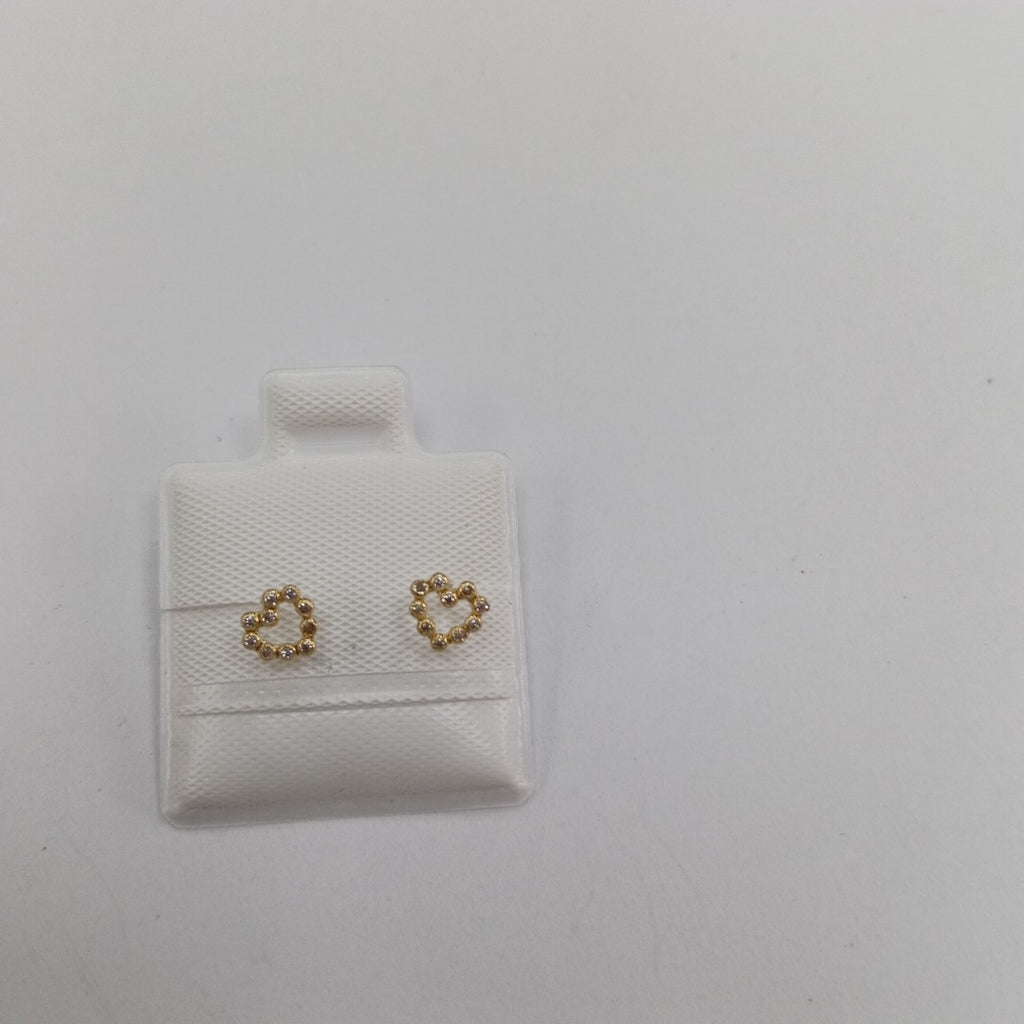 BROQUELES BROQUEL FIG CORAZON 14K 0.23 GR (NUEVO)