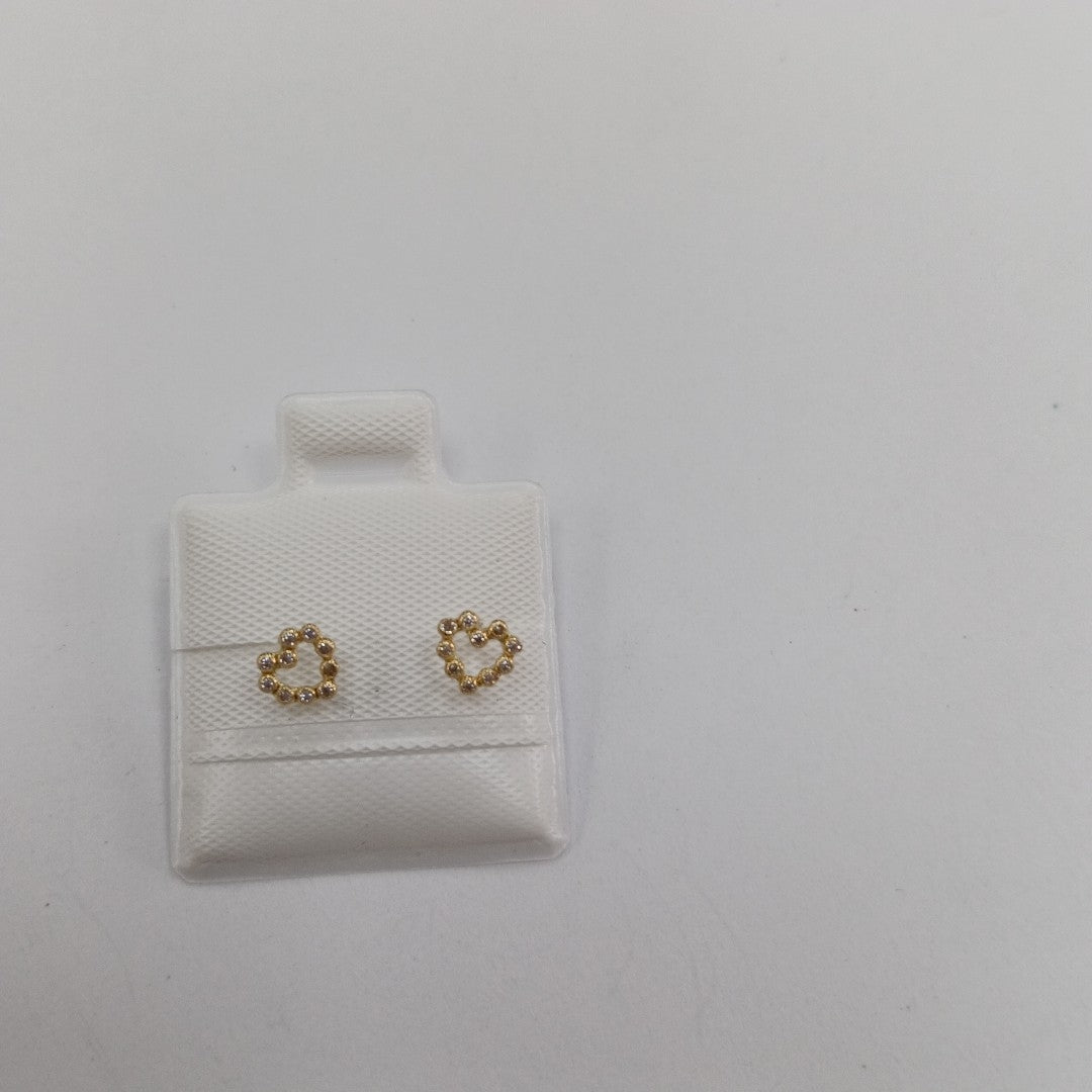 BROQUELES BROQUEL FIG CORAZON 14K 0.23 GR (NUEVO)
