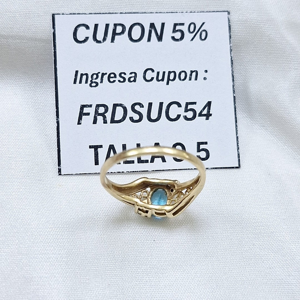 ANILLO ORO 14 K 3.3 GRMS (SEMINUEVO)