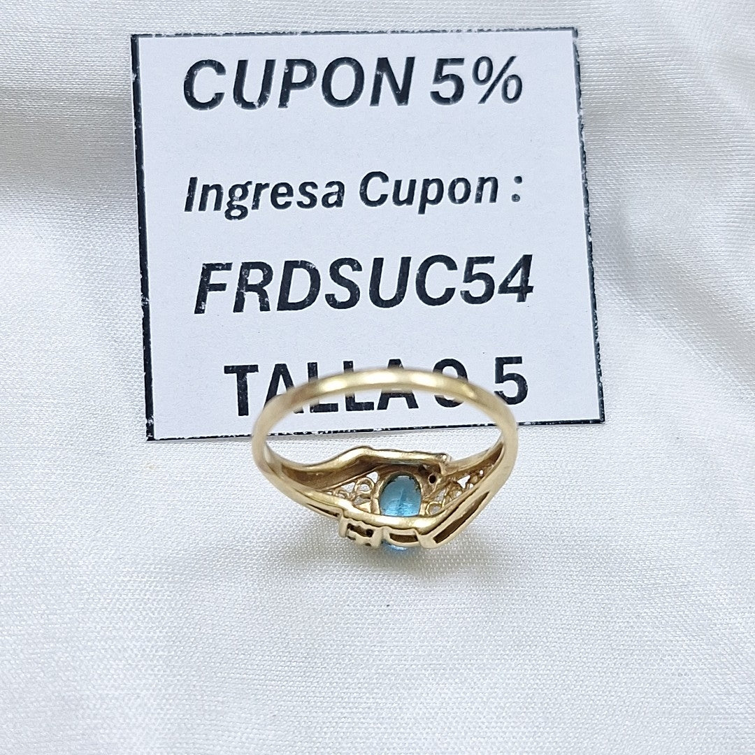 ANILLO ORO 14 K 3.3 GRMS (SEMINUEVO)