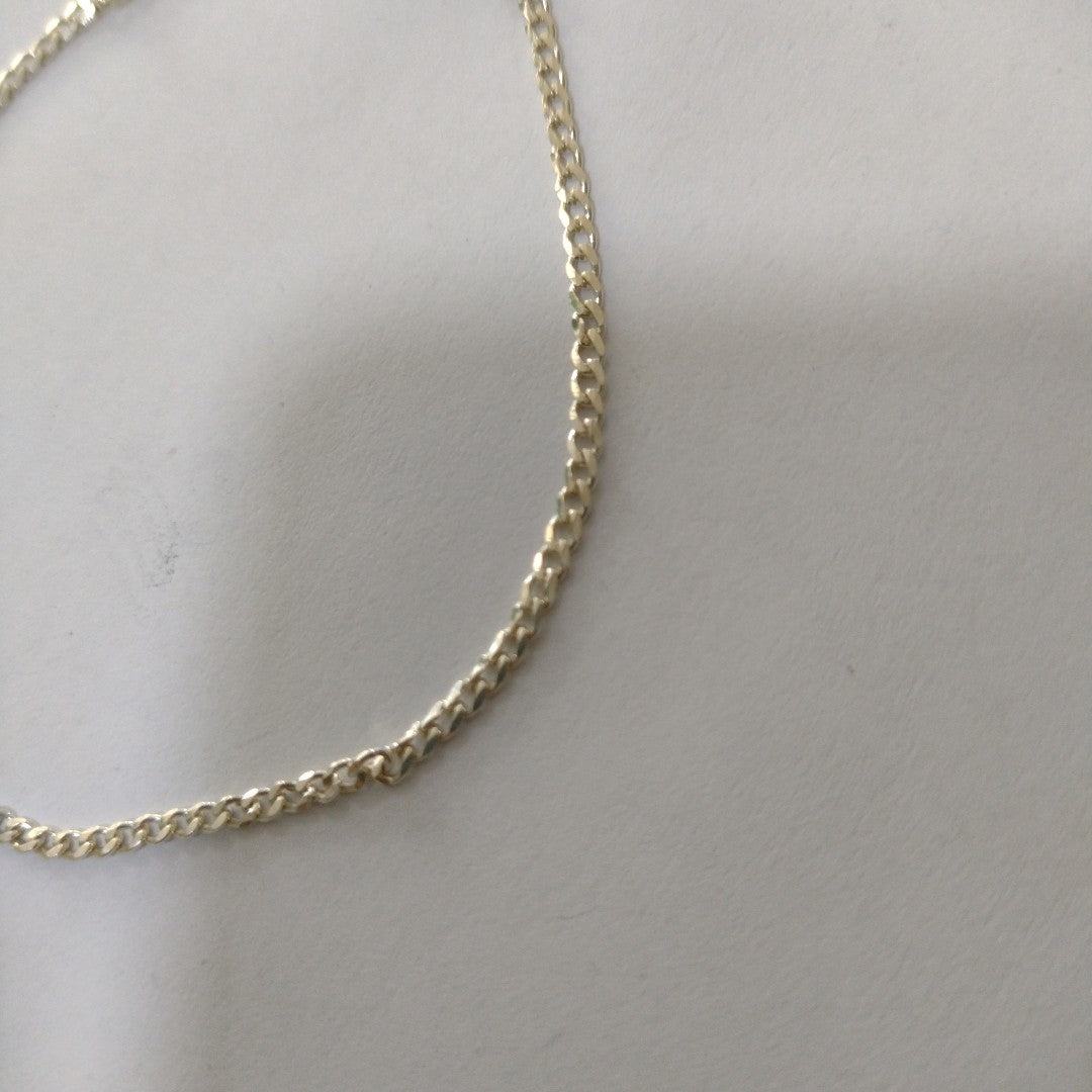 PULSERA TEJIDO BARBADA PLATA .925 18 CM 2 GR (NUEVO)