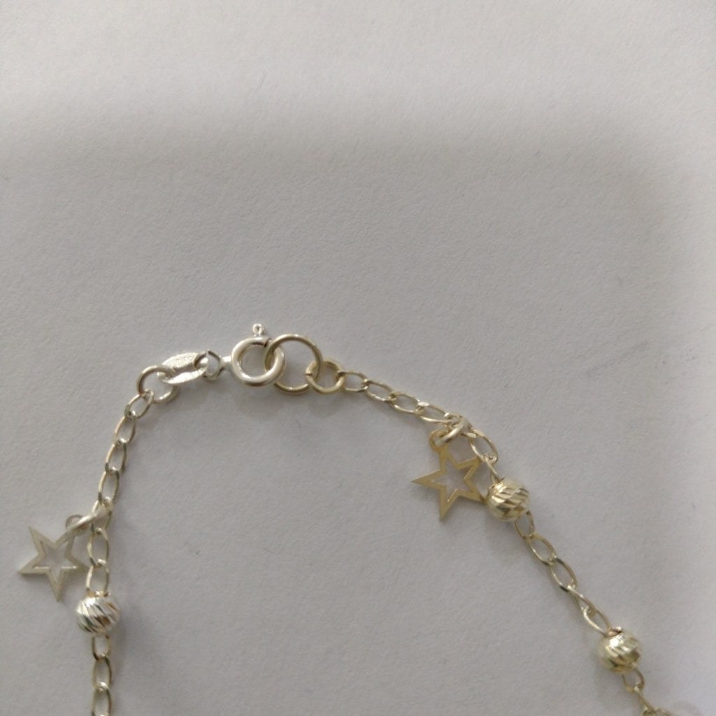 PULSERA TEJIDO ESPECIAL PLATA .925 18 CM 2.7 GR (NUEVO)