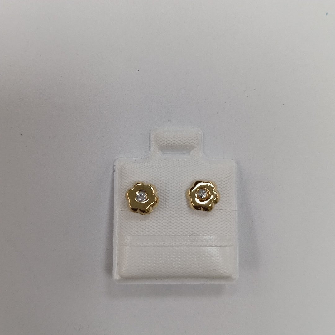 BROQUELES BROQUEL FIG FLOR C CIRCONIA 14K 0.2581 GR (NUEVO)