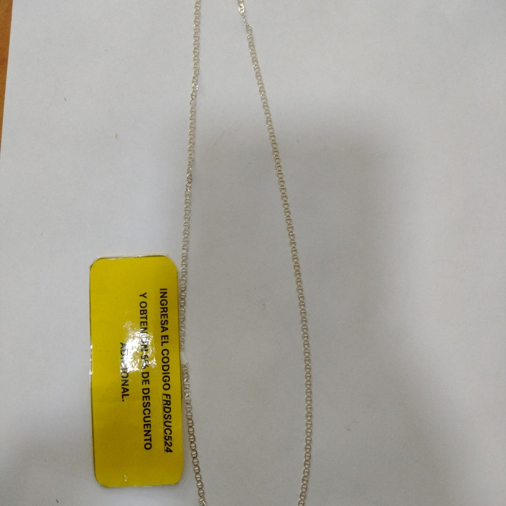 CADENA TEJIDO GUCHI PLATA .925 60 CM 3.7 GR (NUEVO)