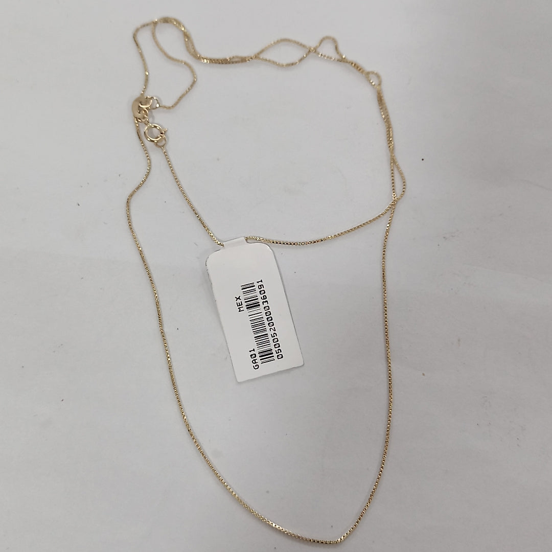 CADENA VENECIANO 14K 55 CM 1.7 GR (NUEVO)