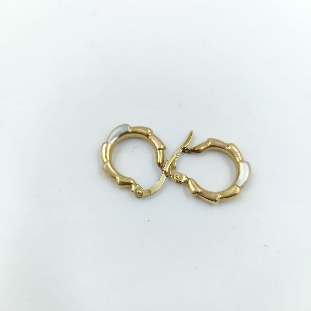 ARRACADAS PAR ORO 10 K 1.1 GRMS (SEMINUEVO)