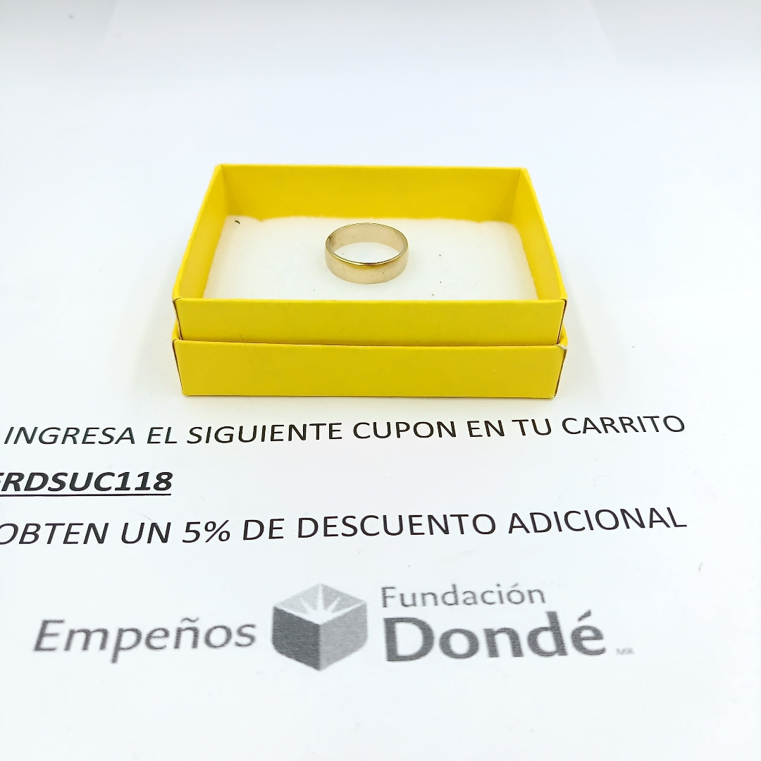 ARGOLLA ORO 10 K 3.7 GRMS (SEMINUEVO)