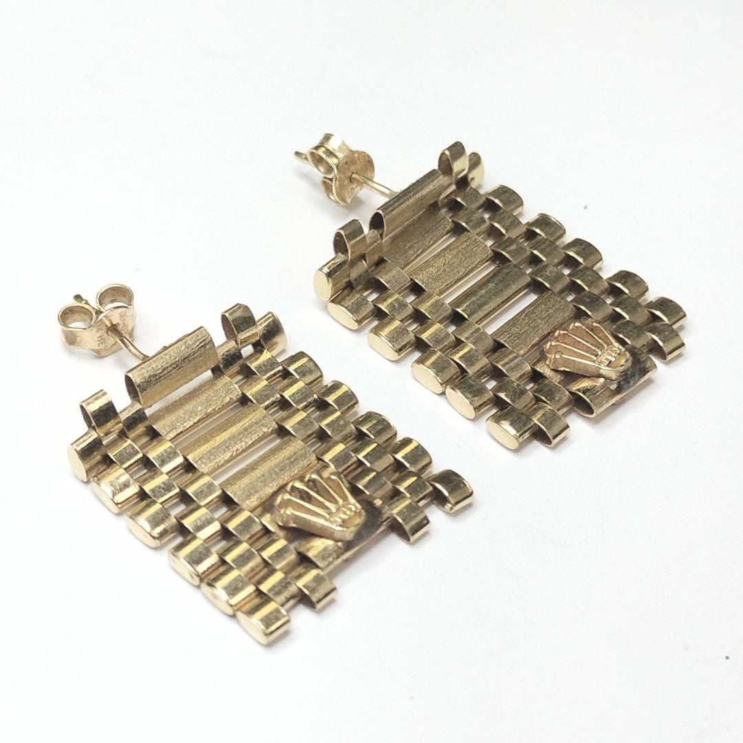 BROQUELES PAR ORO 14 K 6.2 GRMS (SEMINUEVO)