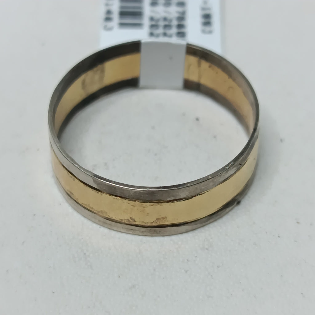 ARGOLLA ORO, PLATA 18 K 3.7 GRMS (SEMINUEVO)