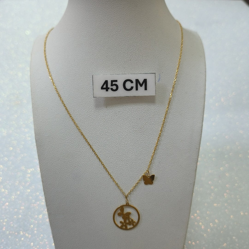 DIJE, GARGANTILLA ORO 14 K 2.1 GRMS (SEMINUEVO)