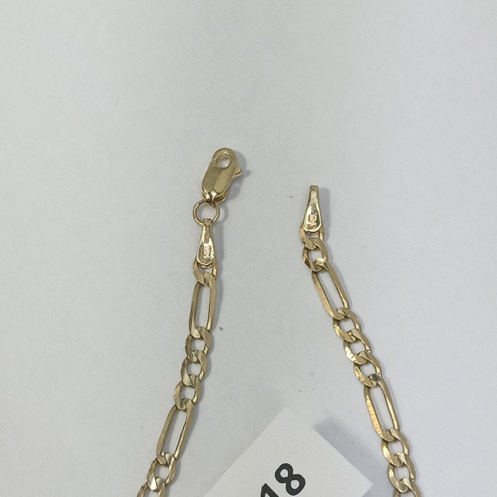 PULSERA TEJIDO 3X1 14K 18 CM 2.6 GR (NUEVO)