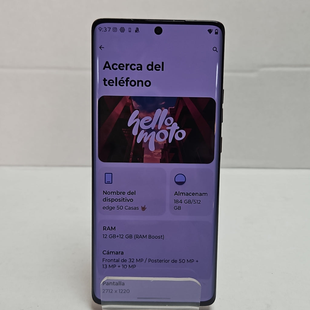 CELULAR MOTOROLA MOTO EDGE 50 5G XT2407-2 (2024) 512 GB 12 GB RAM (SEMINUEVO)