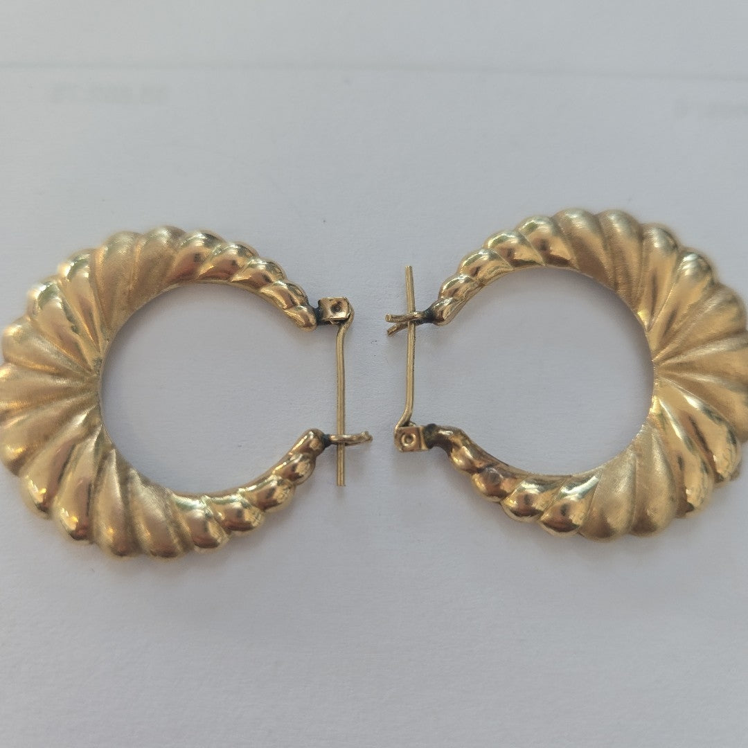 ARETES PAR ORO 10 K 3.9 GRMS (SEMINUEVO)