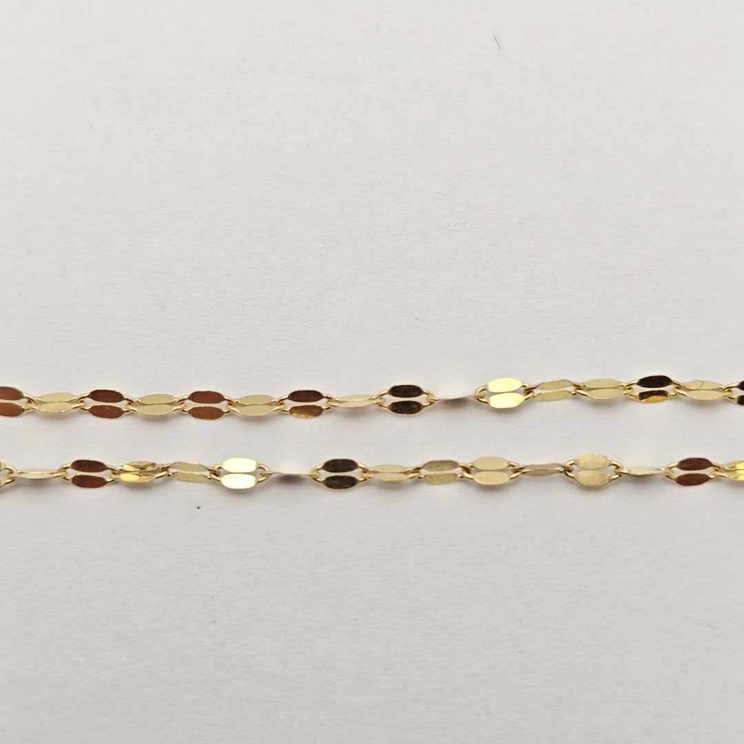 CADENA ORO 14 K 1,30 GRMS (SEMINUEVO)