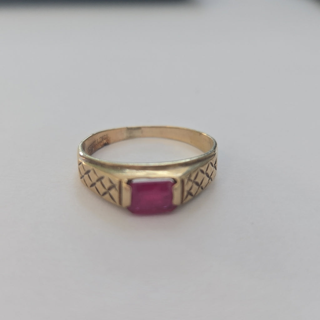 ANILLO ORO 10 K 2.1 GRMS (SEMINUEVO)