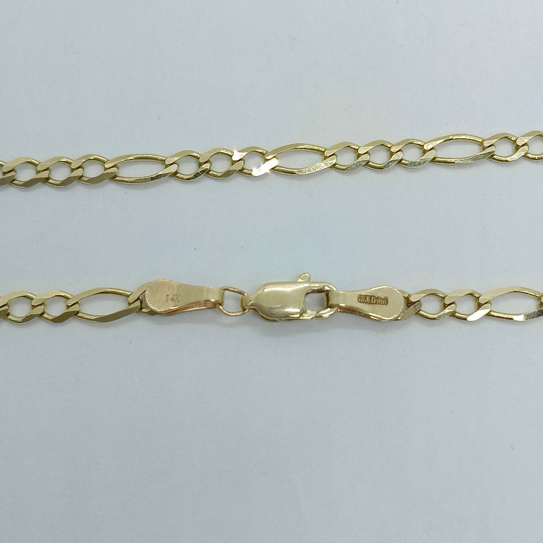 CADENA 3X1 14K 60 CM 9 GR (NUEVO)