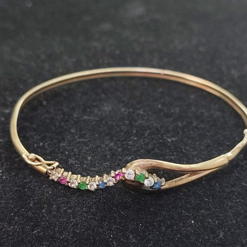 PULSERA RIGIDA ORO 10 K 5,20 GRMS (SEMINUEVO)