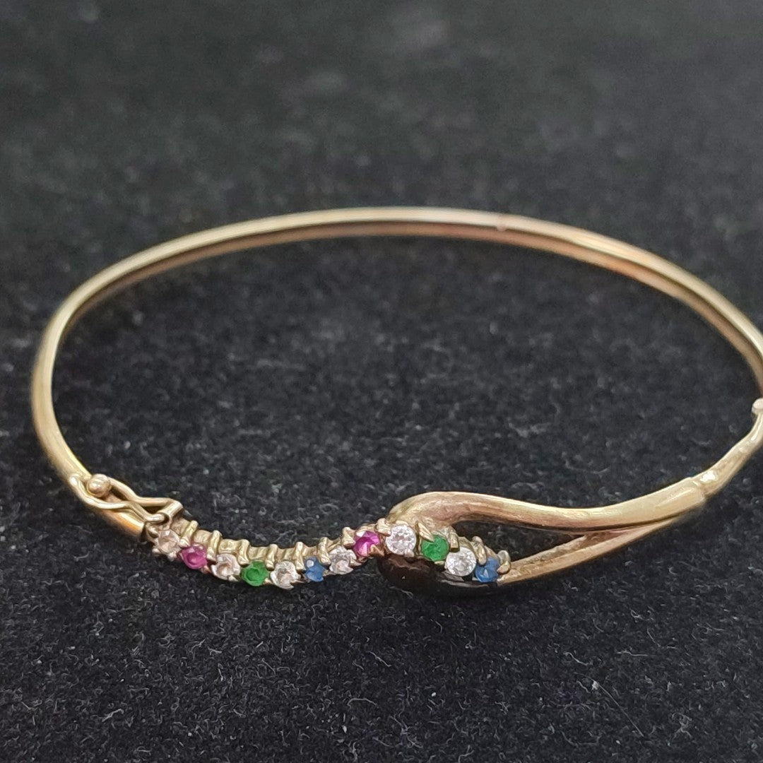 PULSERA RIGIDA ORO 10 K 5,20 GRMS (SEMINUEVO)
