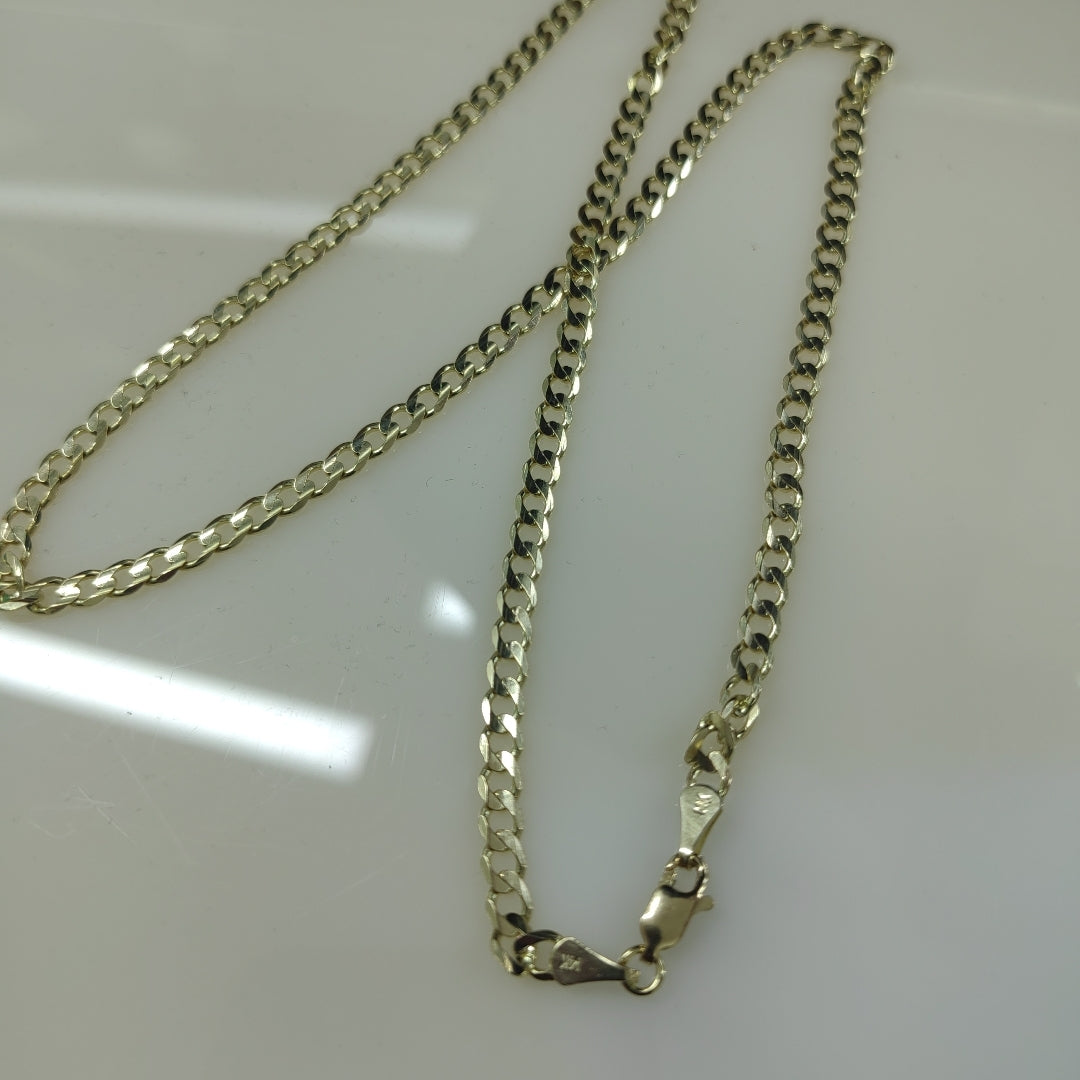 CADENA BARBADA 14K 55 CM 12.6 GR (NUEVO)