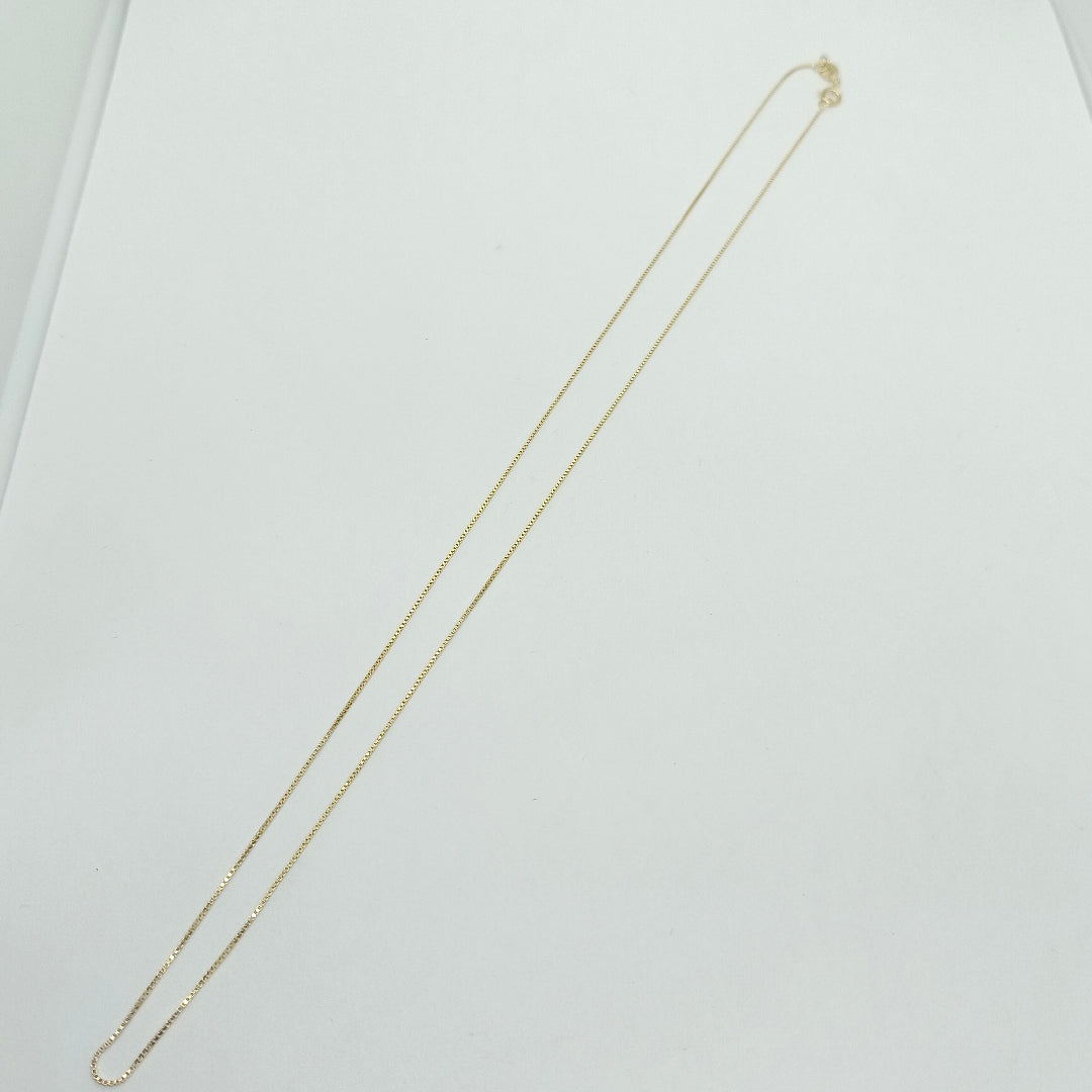 CADENA VENECIANO 14K 50 CM 1.6 GR (NUEVO)