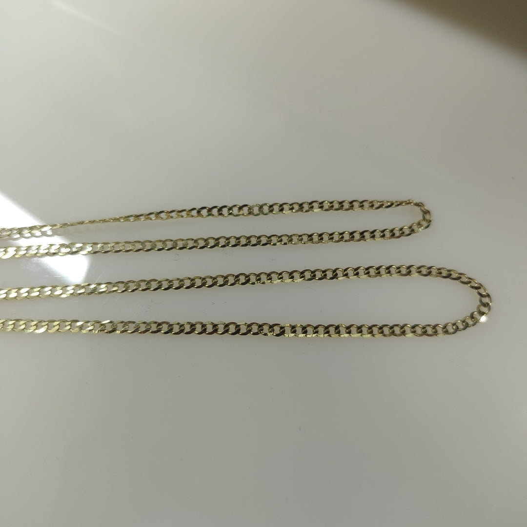 CADENA BARBADA 14K 55 CM 5.4 GR (NUEVO)