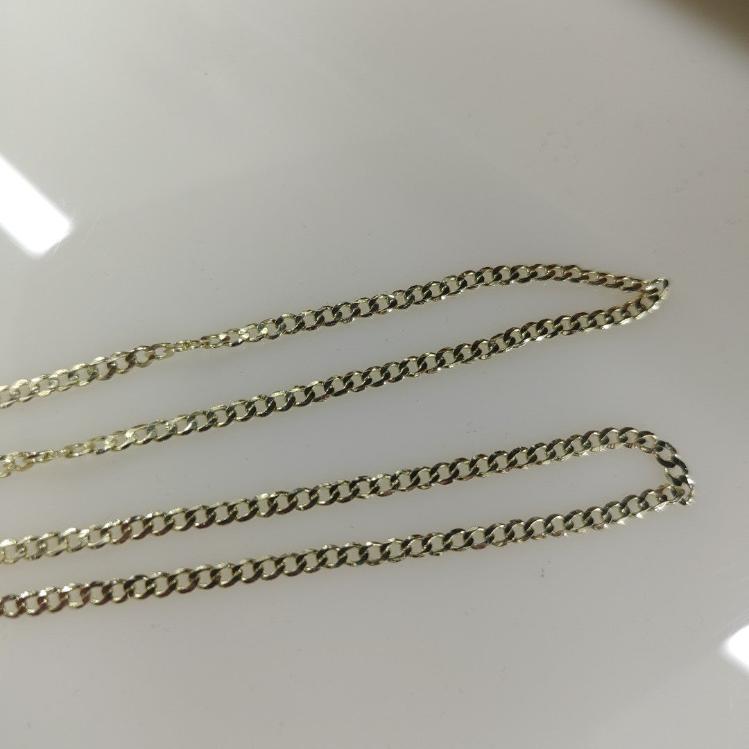 CADENA BARBADA 14K 55 CM 5 GR (NUEVO)