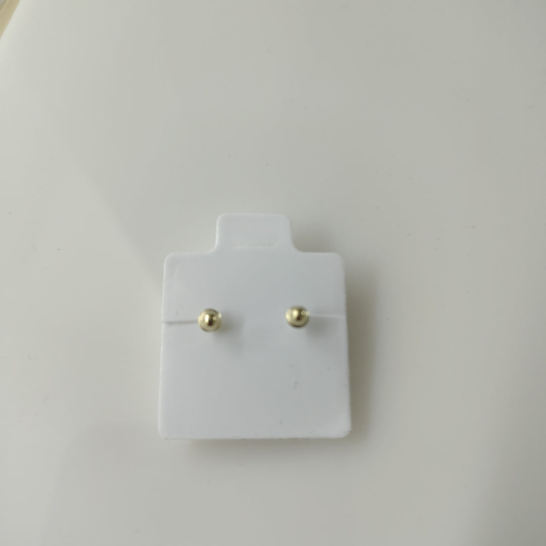 BROQUELES BROQUEL FIG CORAZON C CIRCONIA 14K 0.2614 GR (NUEVO)
