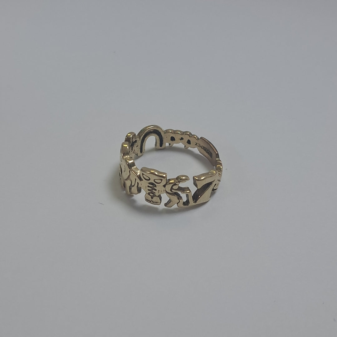 ANILLO ORO 10 K 4.1 GRMS (SEMINUEVO)