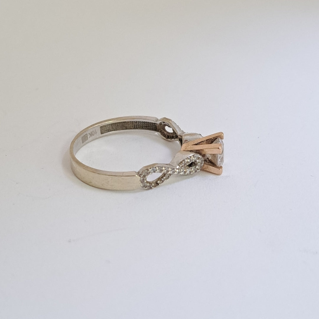 ANILLITO ORO BLANCO 10 K 2,60 GRMS (SEMINUEVO)
