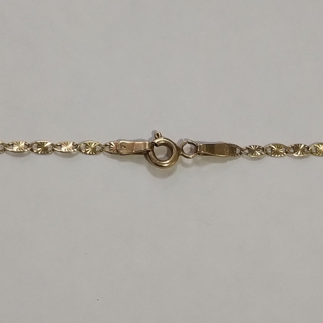 CADENA ORO 14 K 2,20 GRMS (SEMINUEVO)