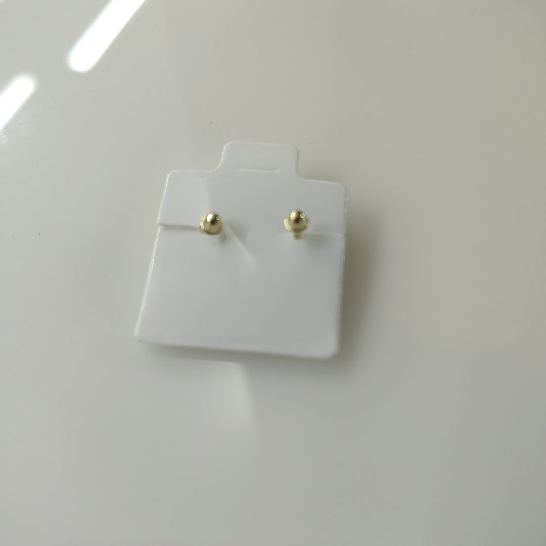 BROQUELES BROQUEL FIG CORAZON C CIRCONIA 14K 0.2603 GR (NUEVO)