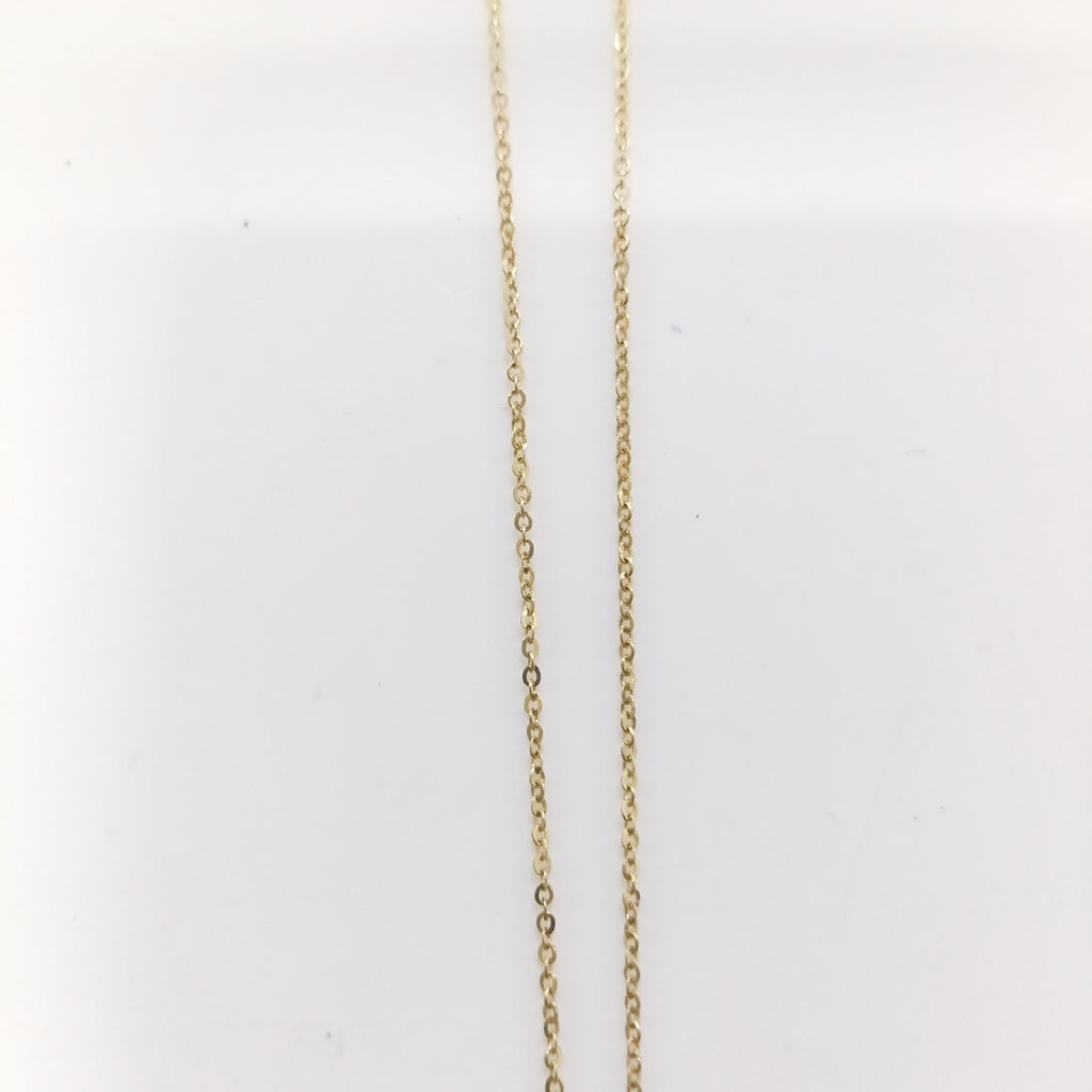 CADENA TEJIDO GARGANTILLA CON DIJE MARIPOSAS CIRCONIAS Y PIEDRAS DE COLOR 14K 45 CM 2 GR (NUEVO)