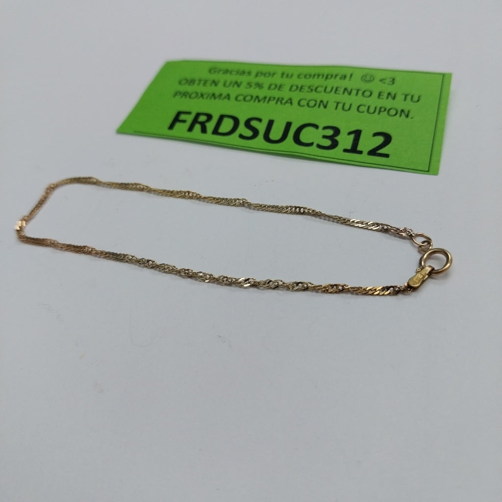 PULSERA ORO 10 K 0.8 GRMS (SEMINUEVO)