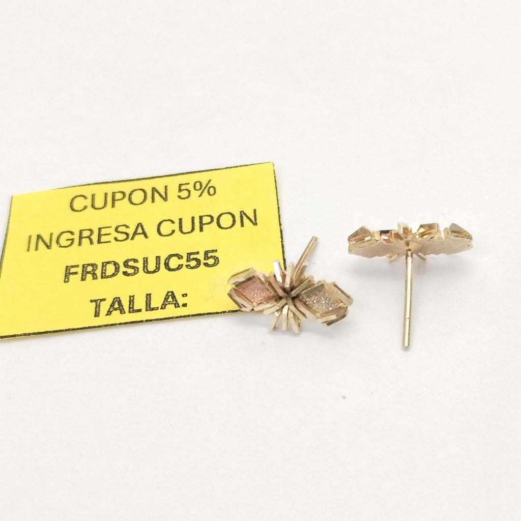 ARETES PAR ORO 14 K 1,20 GRMS (SEMINUEVO)