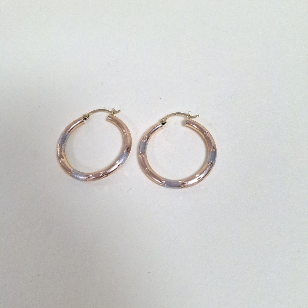 ARRACADAS PAR ORO 14 K 2.5 GRMS (SEMINUEVO)