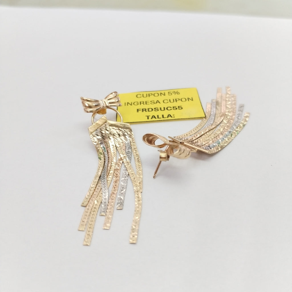 ARETES PAR ORO 14 K 6,20 GRMS (SEMINUEVO)