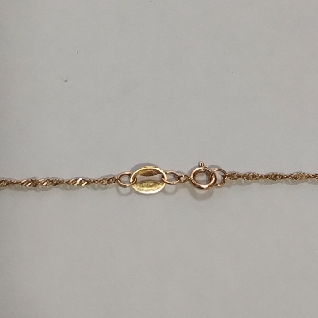 CADENA, DIJE ORO 10 K 1.7 GRMS (SEMINUEVO)