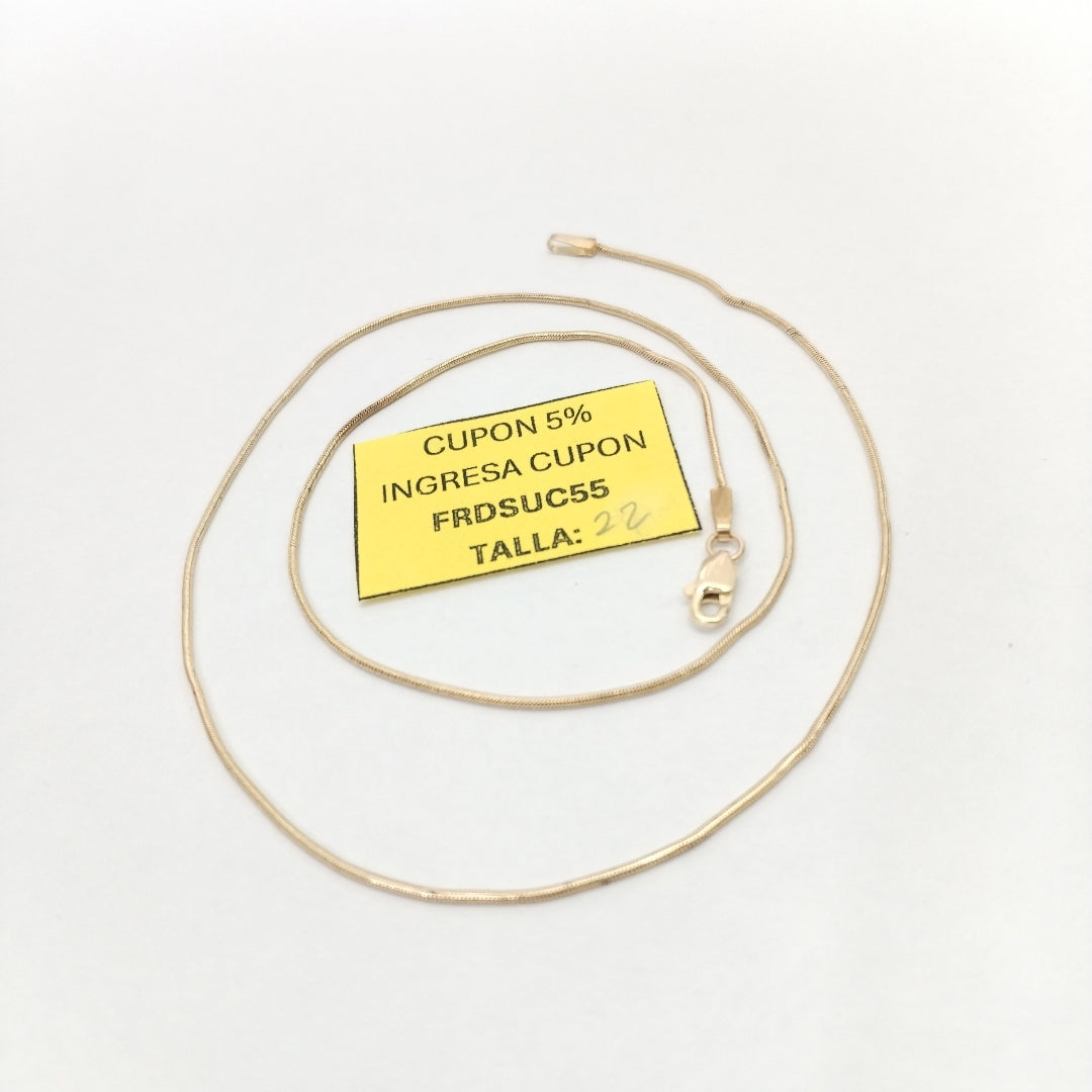 CADENA ORO 14 K 3,50 GRMS (SEMINUEVO)