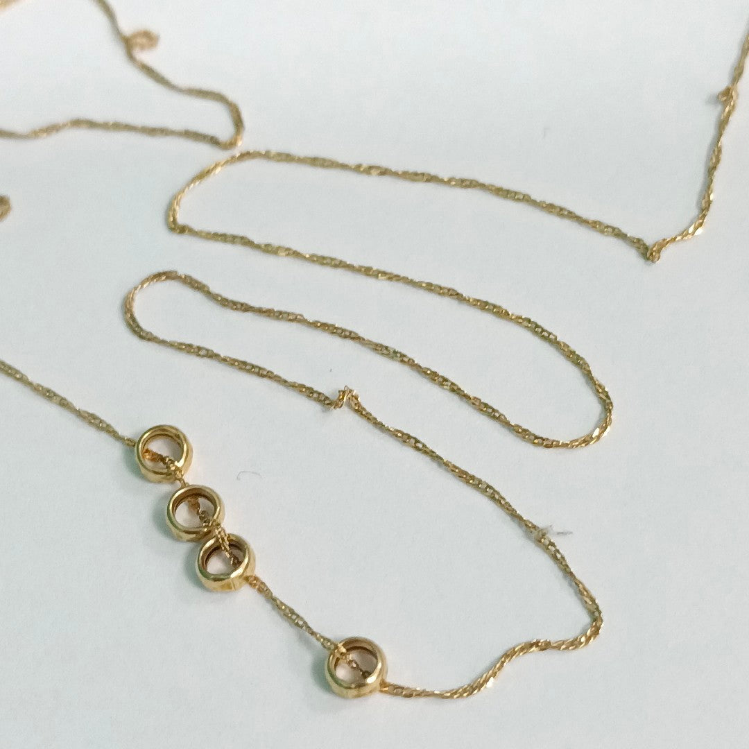 GARGANTILLA ORO 14 K 0,80 GRMS (SEMINUEVO)