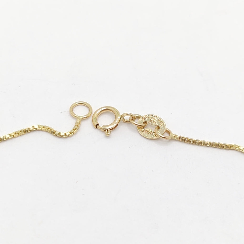 PULSERA ESPECIAL CON BOLITAS 14K 18 CM 1.4 GR (NUEVO)