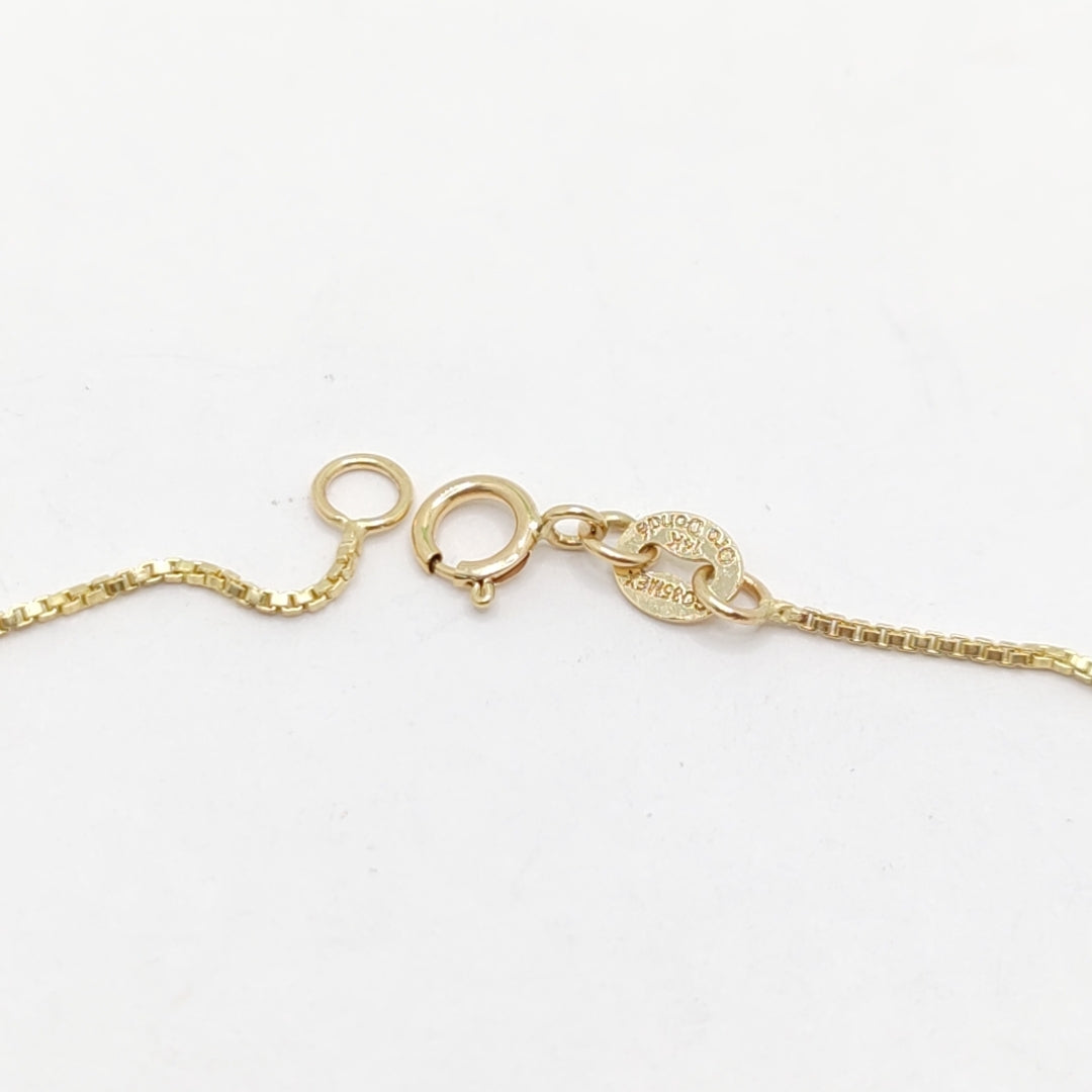 PULSERA ESPECIAL CON BOLITAS 14K 18 CM 1.4 GR (NUEVO)