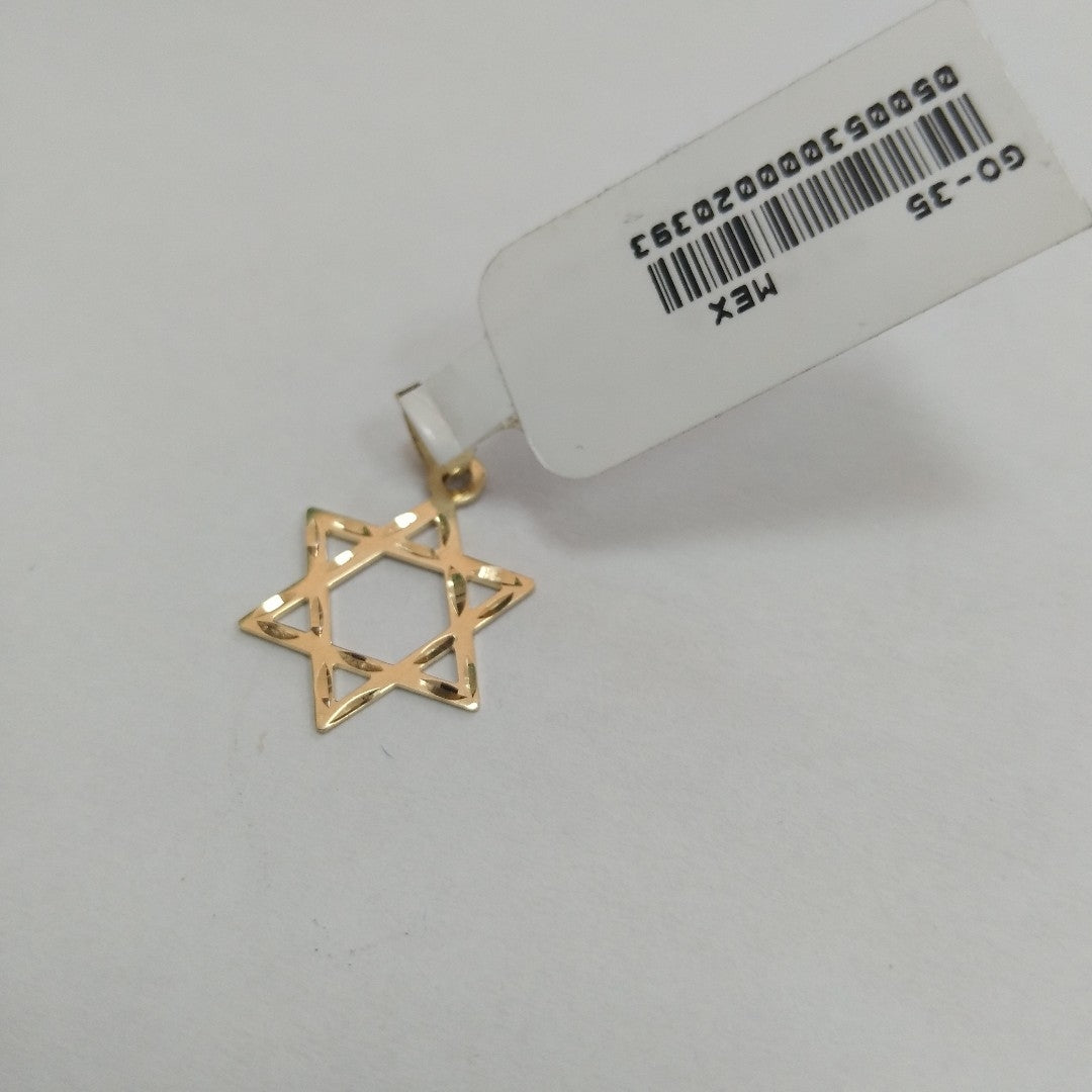 DIJE TEJIDO ESTRELLA DE DAVID 14K 0.5 GR (NUEVO)