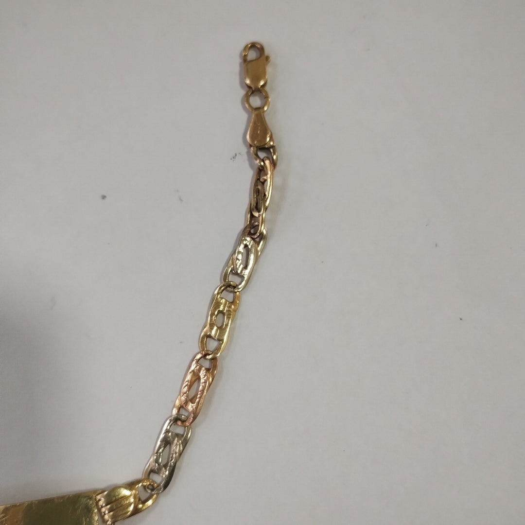 ESCLAVA ORO COMBINADO 14 K 6,30 GRMS (SEMINUEVO)