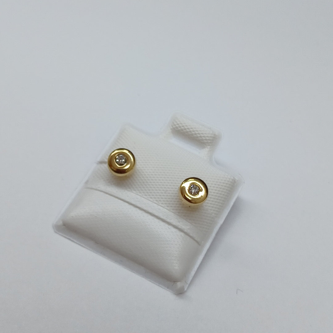 BROQUELES BROQUEL C CIRCONIA 14K 0.27 GR (NUEVO)