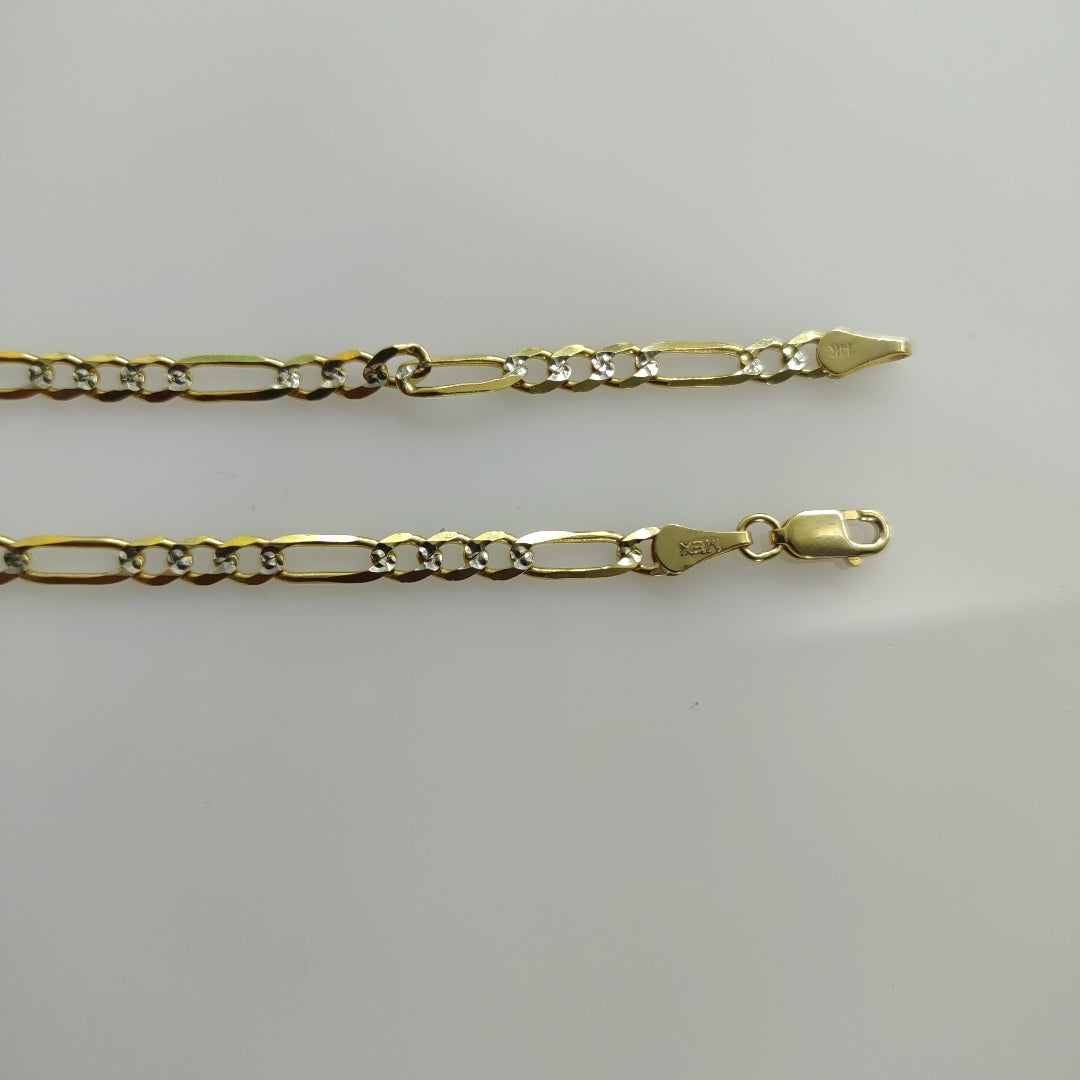 PULSERA 3X1 14K 18 CM 4 GR (NUEVO)