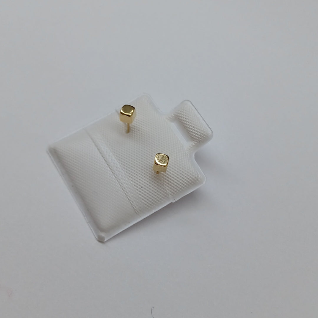 BROQUELES BROQUEL FIG CUBO 14K 0.203 GR (NUEVO)