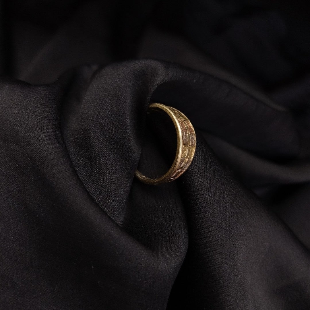 ANILLO ORO,ORO COMBINADO 14 K 2,90 GRMS (SEMINUEVO)